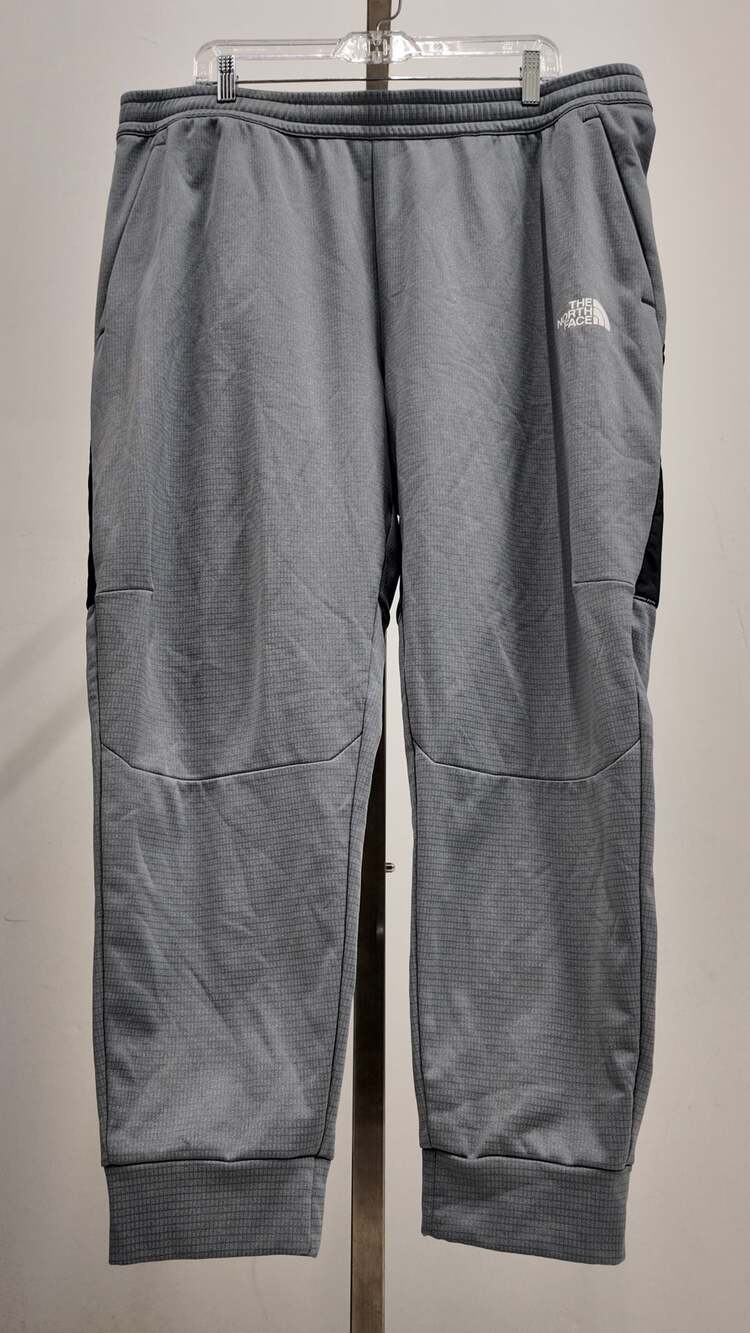 The North Face Men’s Tekware Grid Fleece Joggers – Grey/Black (XXL)